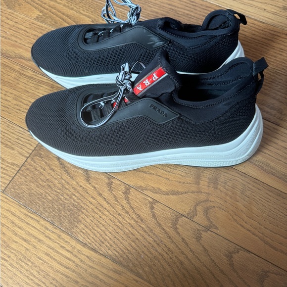 Prada Mesh Neoprene Sneakers - Picture 6 of 6